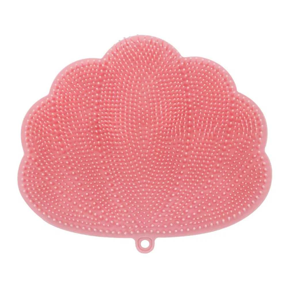Настенная щетка для спины и ног Rtauhife, силикон, 30x25.5 см, Pink