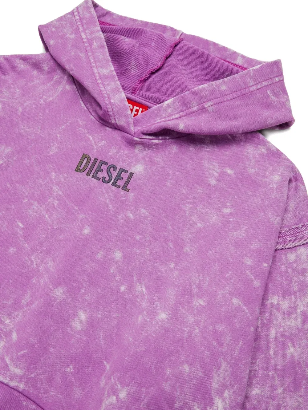 Худи с логотипом Diesel Kids, фиолетовый — фото 3