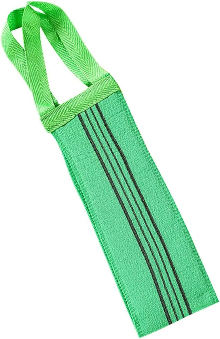 Мочалка для тела из растительного волокна PartyKindom, Зеленая, 80x10x1.5 см