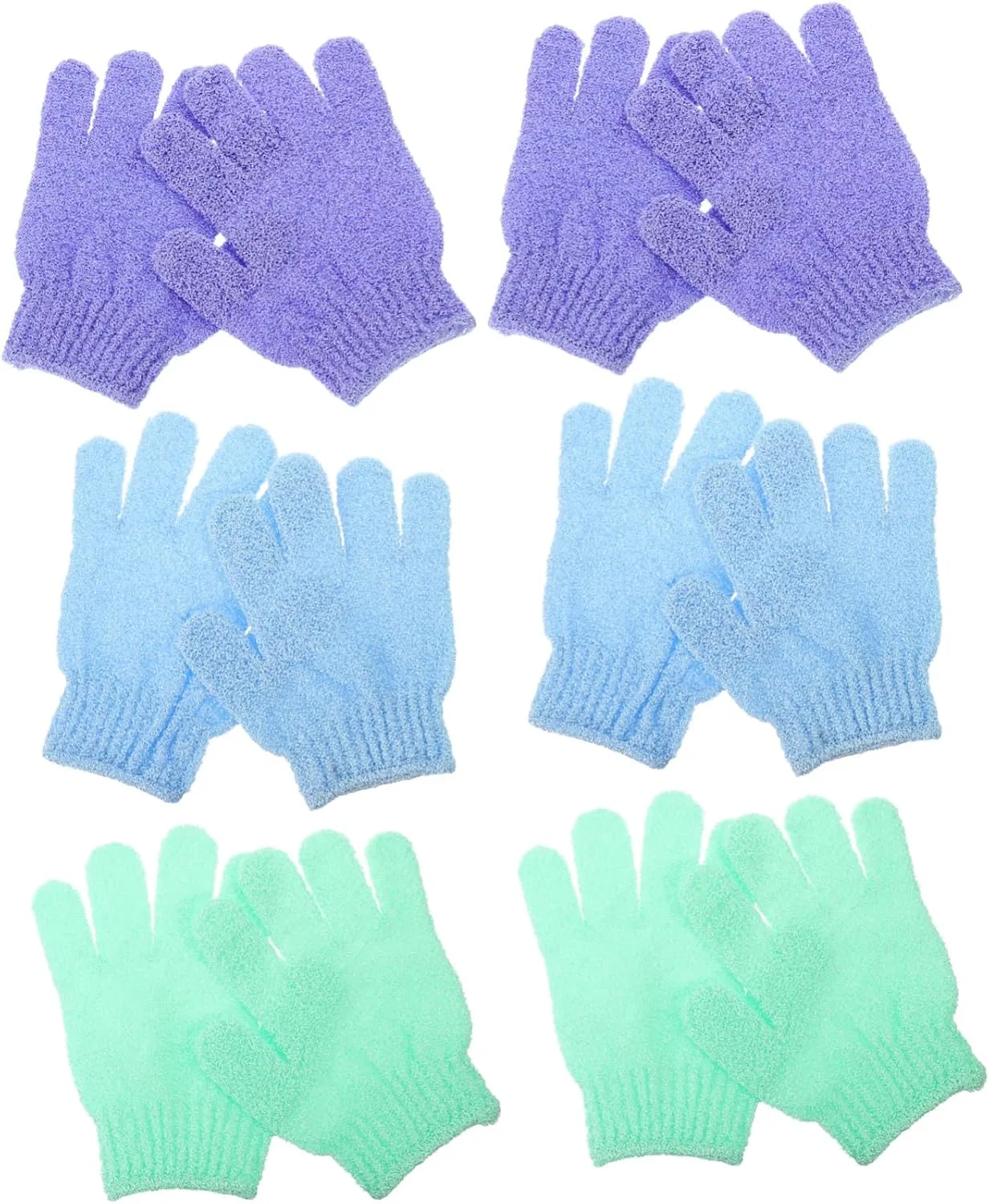 Набор мочалок для пилинга Nylon, 12 шт, TOYZFRIENDY, 16x13x1 см