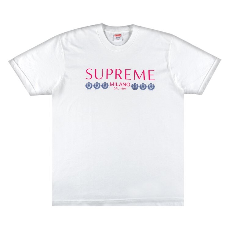 

Футболка Supreme Milano Tee 'White', белый