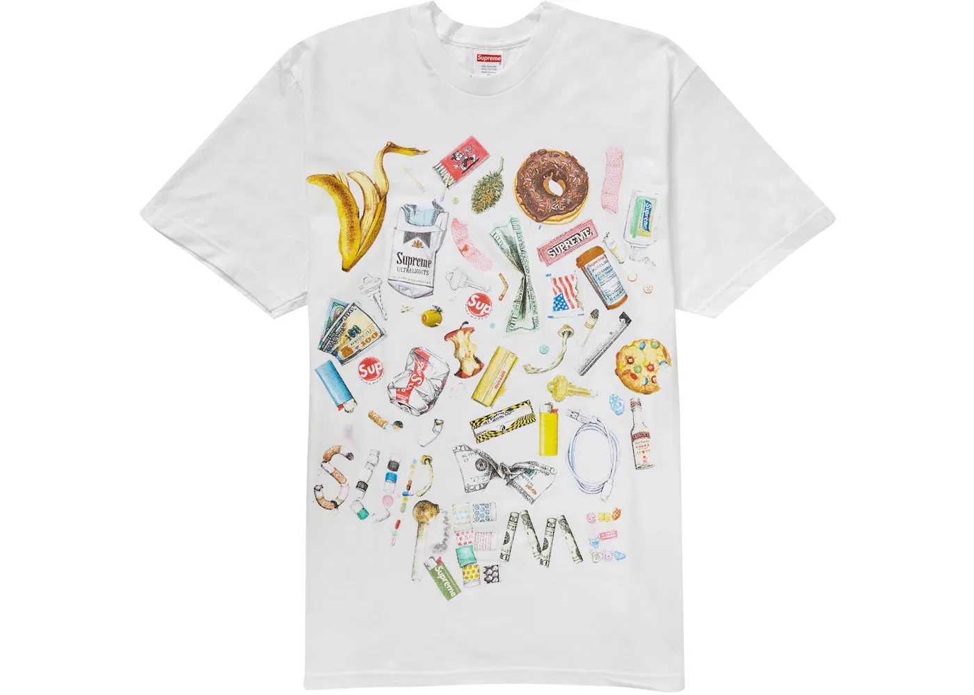 Мужская футболка без рукавов Supreme Tee (SS23), White