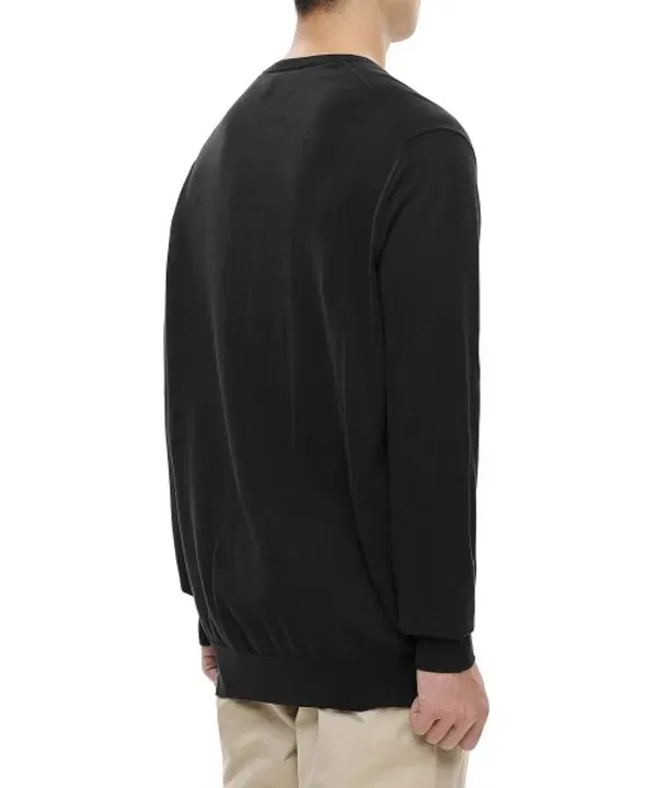Свитер с V-образным вырезом, длинный рукав, Polo Ralph Lauren, черный — фото 4