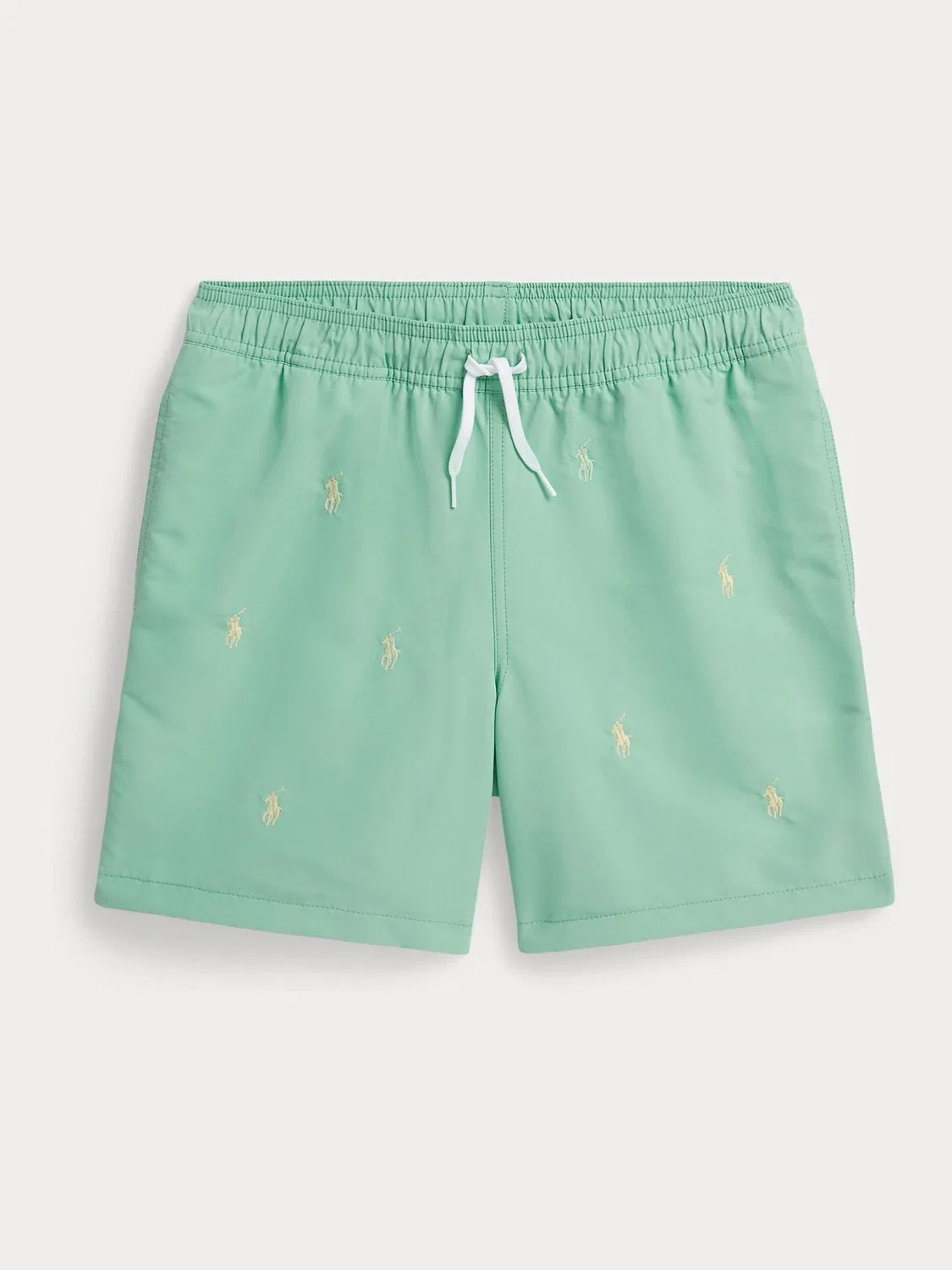 Шорты для плавания Traveler с принтом Pony Polo Ralph Lauren, зеленые