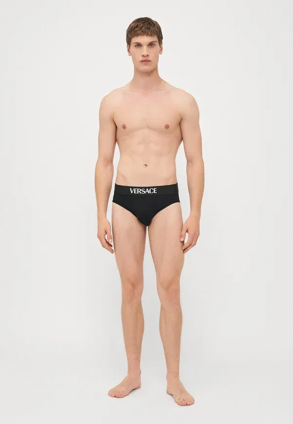 Комплект из 2 трусов Versace, белый/черный