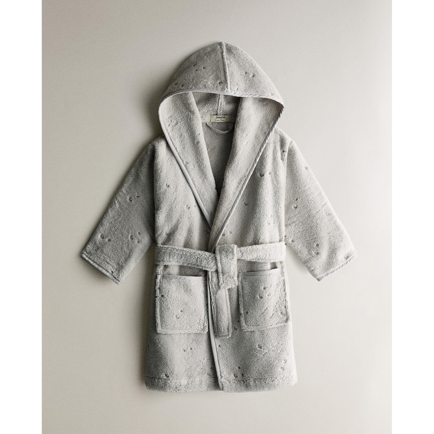 

Детский халат Zara Home Star and Heart, серый