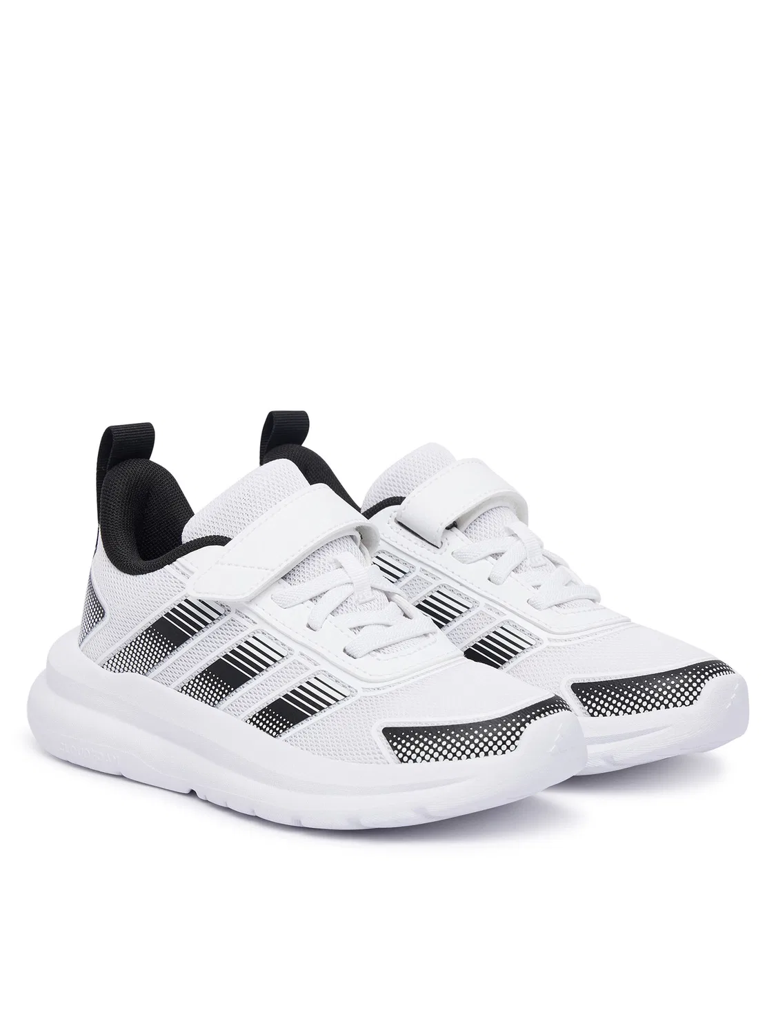 Кроссовки для мальчика Tensaur Run Shoes Children Adidas, белый — фото 2