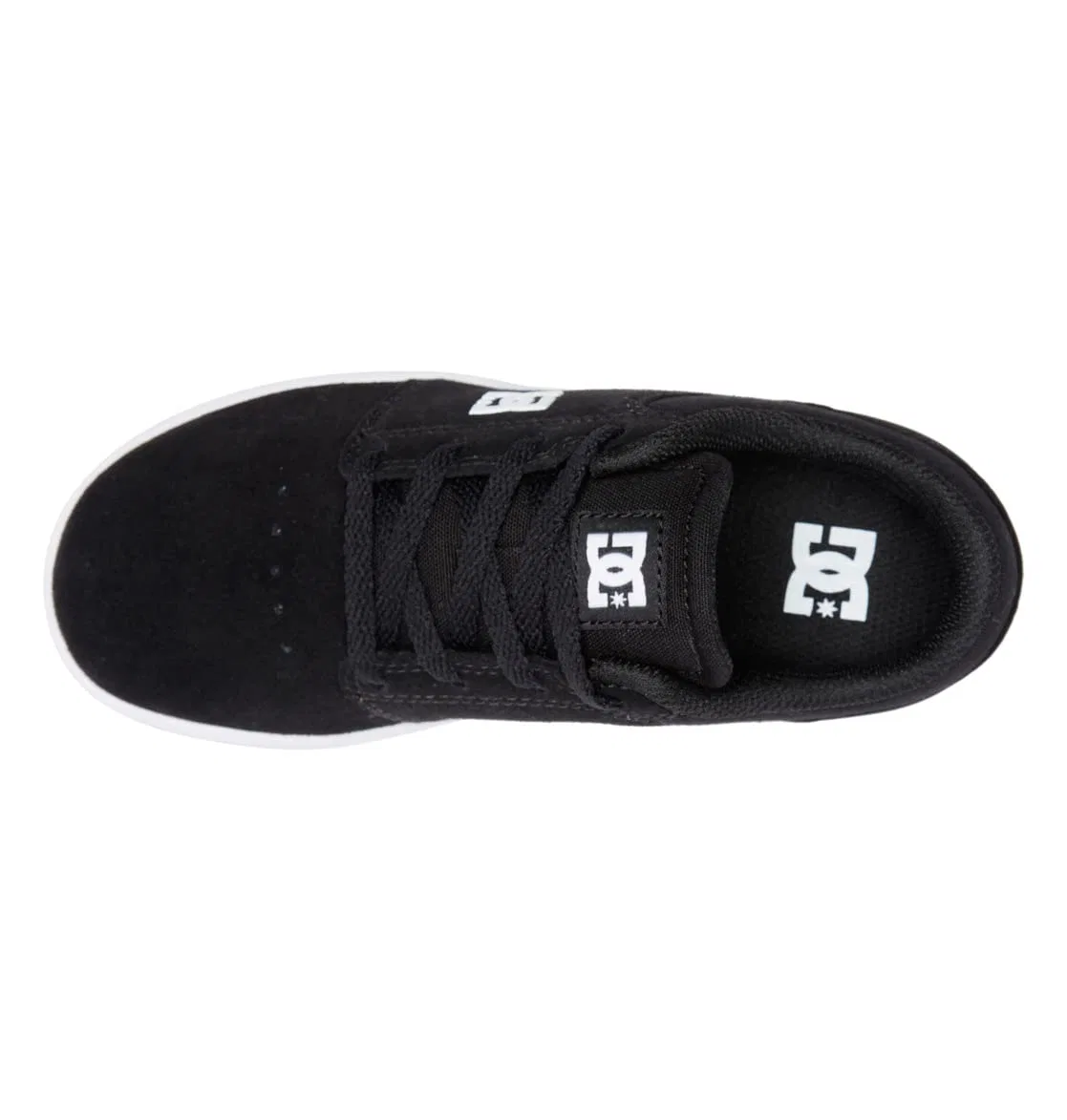 Детские кроссовки для мальчиков с синтетическим верхом Crisis 2 DC Shoes, Black White — фото 4