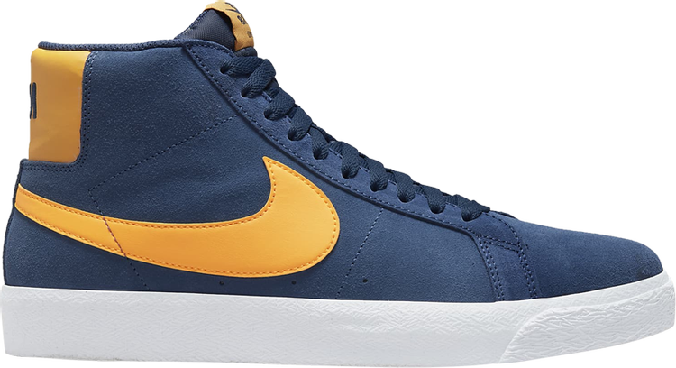 Кроссовки Nike Zoom Blazer Mid SB 'Michigan', синий - фото