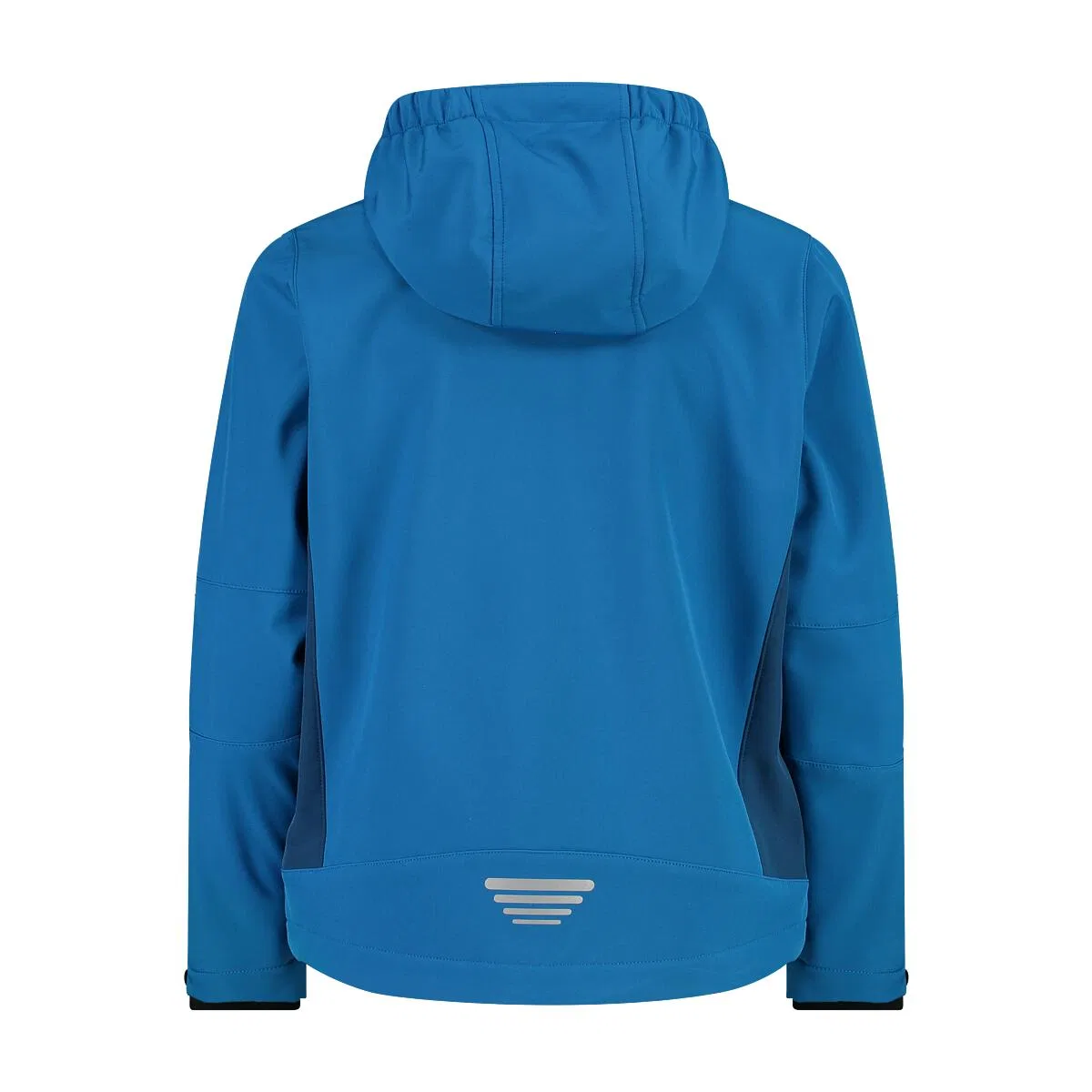 Детская софтшелл-куртка с капюшоном Fix Hood Cmp, Konigsblau Turkis Schwarz — фото 2