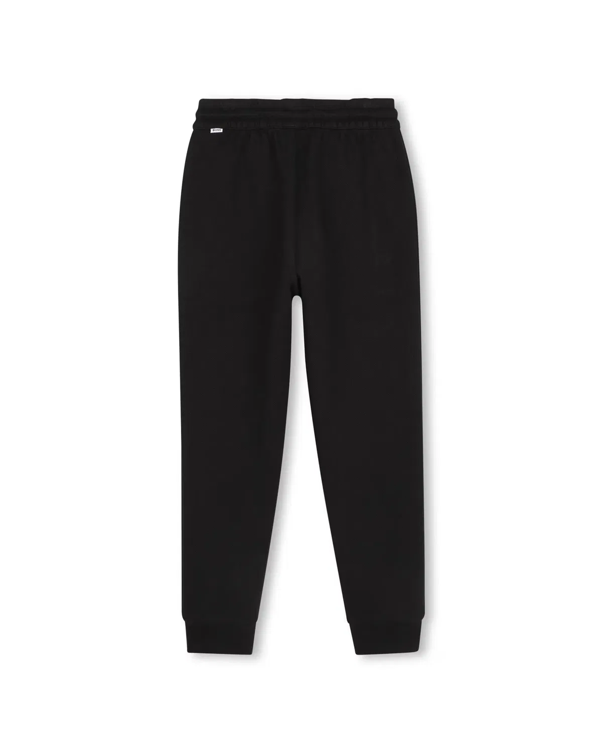 Детские брюки-джоггеры для мальчиков из хлопка BOSS Kidswear, Negro — фото 3