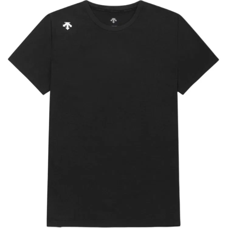 Детская футболка быстросохнущая с круглым вырезом Quick Dry Moderate DESCENTE, Marine Blue/DNVY — фото 3