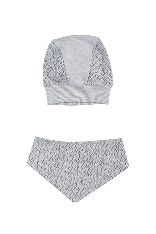 Детский комбинезон для новорожденных с принтом Hepbaby, Gray — фото 3