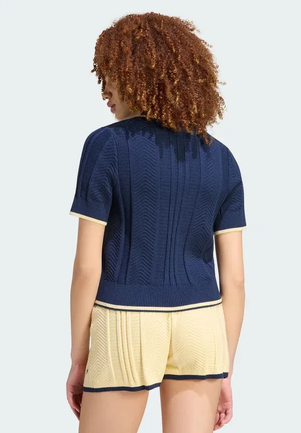 Футболка поло Adidas Originals, индиго — фото 2