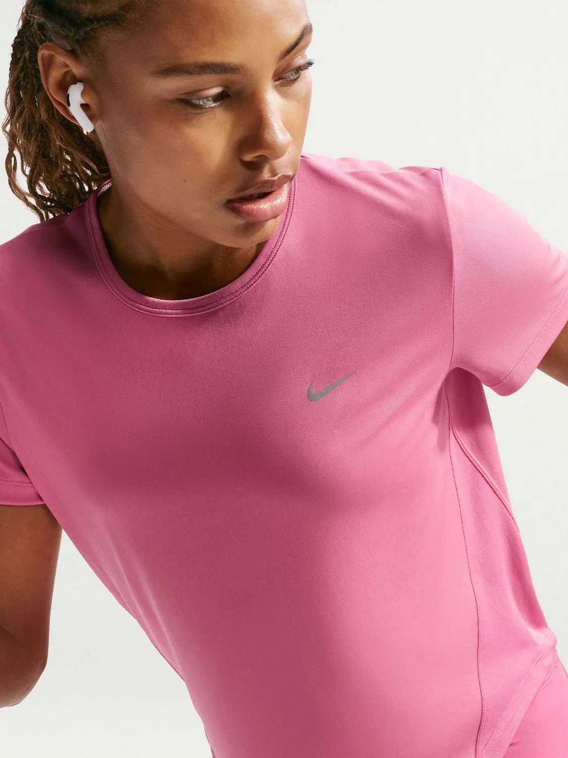 Беговая футболка Tempo Dri-FIT Nike, Peony Pink