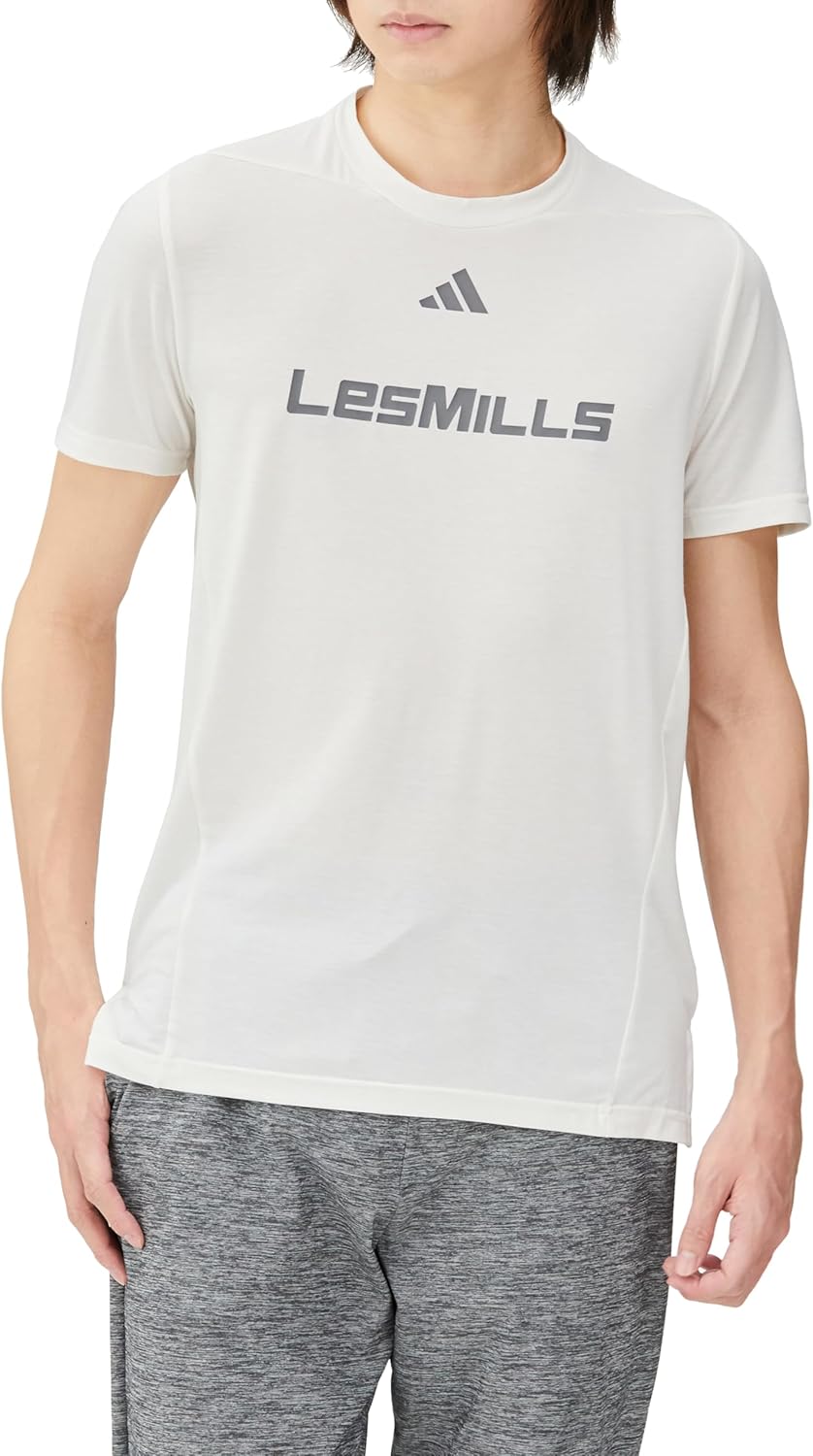 

Мужская футболка с коротким рукавом adidas Les Mills Graphic Short Sleeve Tee JRS32, белый