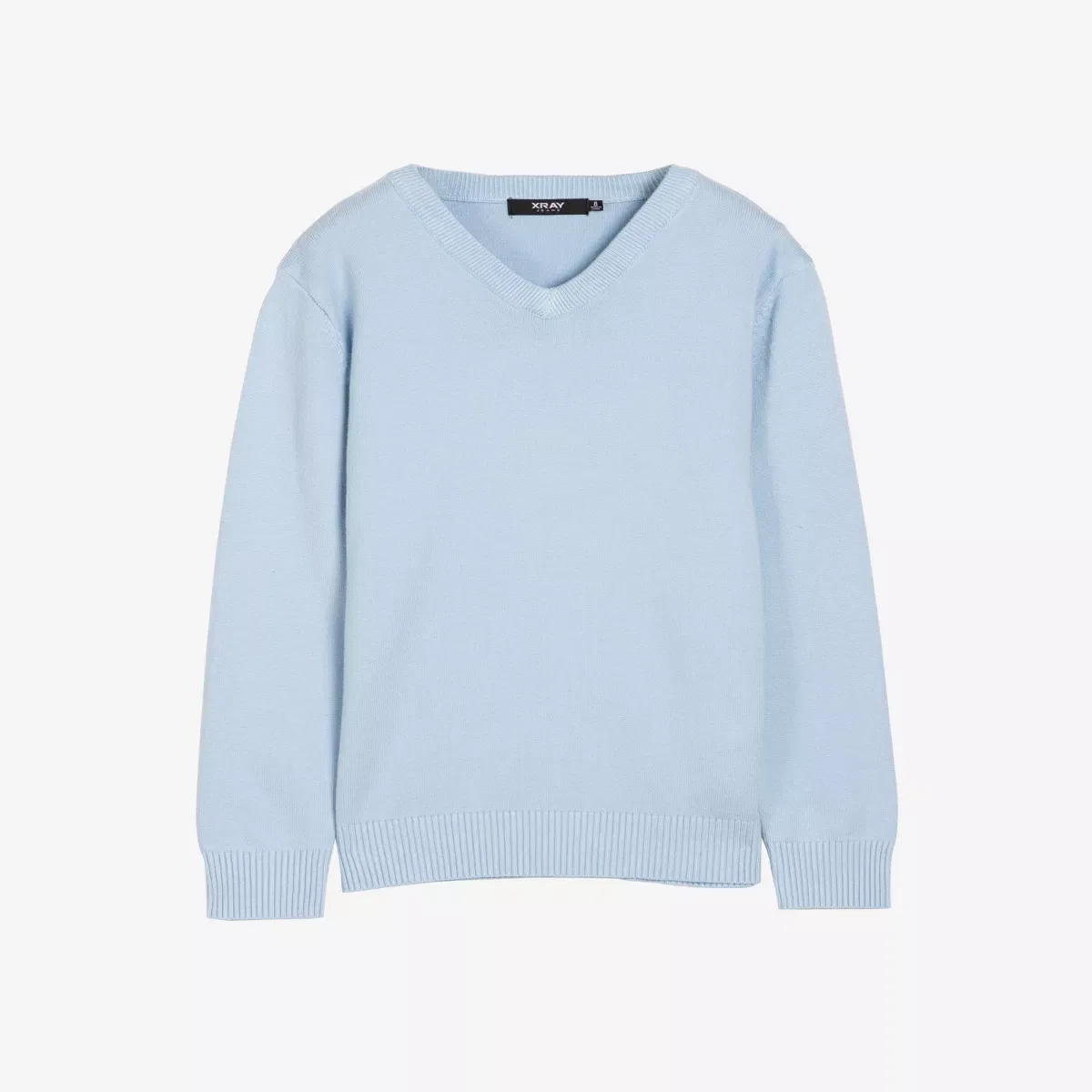 Детский джемпер для мальчиков с v-образным вырезом X RAY, Powder Blue