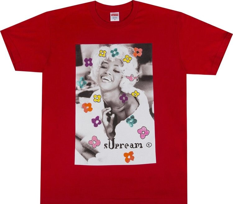 

Футболка Supreme Naomi Tee 'Red', красный
