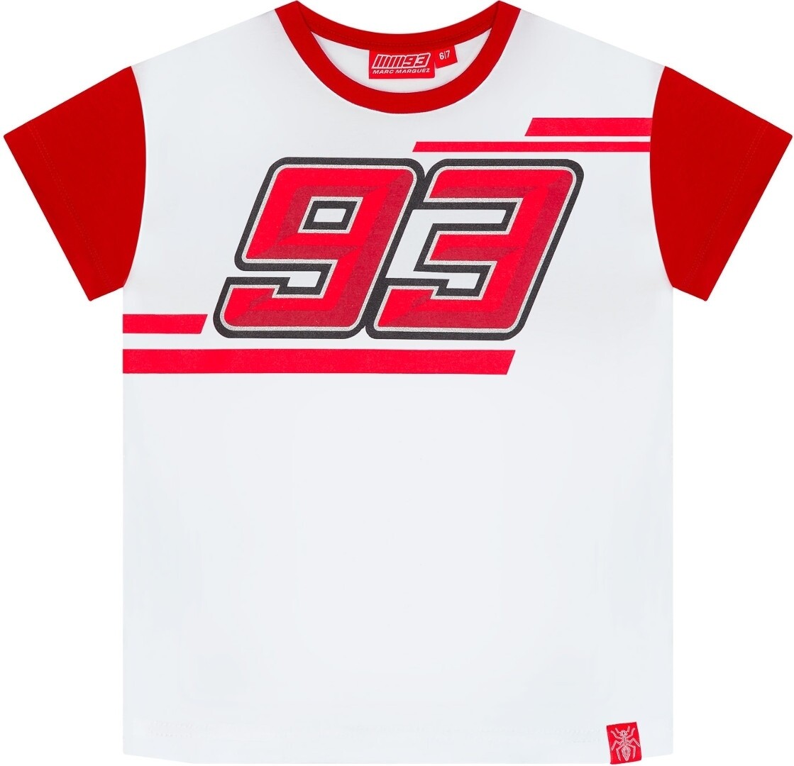 

Футболка GP-Racing 93 Contrast Sleeves детская, белый/красный