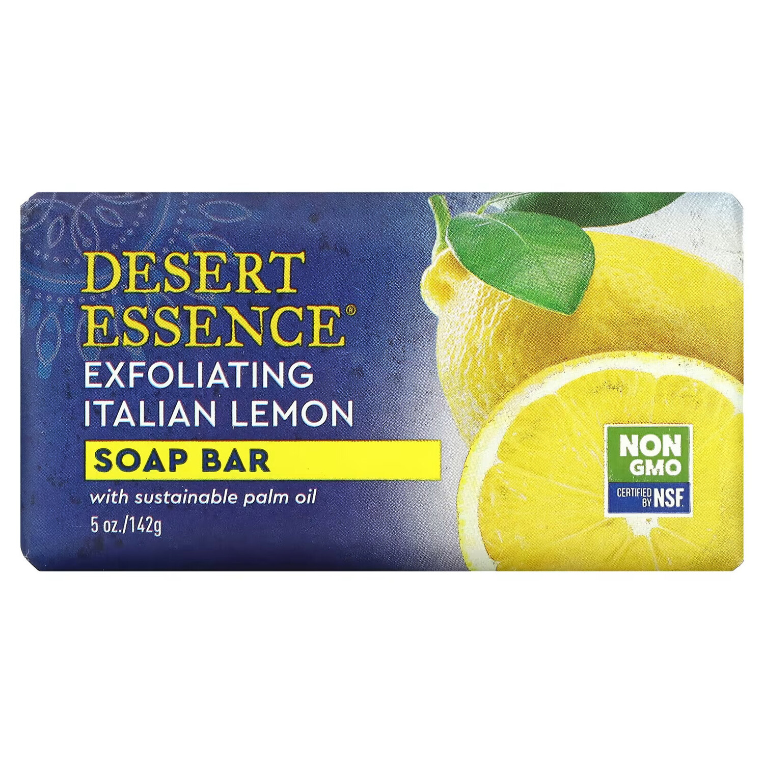 

Desert Essence, Мыло с итальянским лимоном, Отшелушивающее действие, 5 унций (142 г)