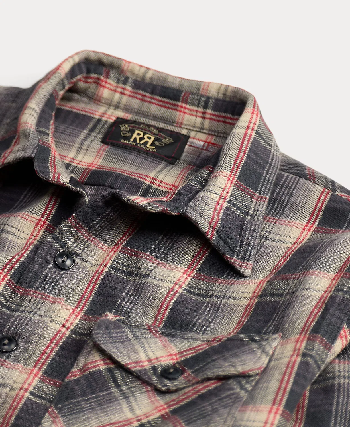 Мужская рубашка в клетку, Trabajo Sarga Gris/rojo, Polo Ralph Lauren, мультиколор — фото 3