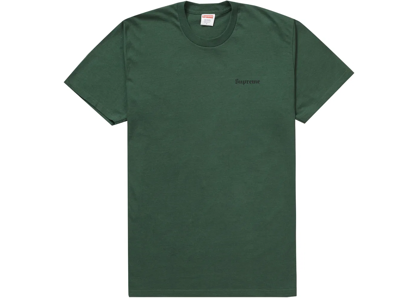Мужская футболка с принтом Supreme Martin Wong Big Heat Tee, Dark Green