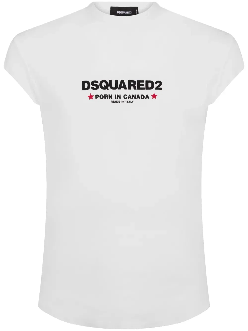 Футболка из хлопка с логотипом Dsquared2, белый