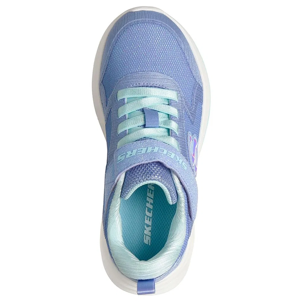 Детские кроссовки для девочек с принтом Wave 92 Skechers, Viola — фото 4