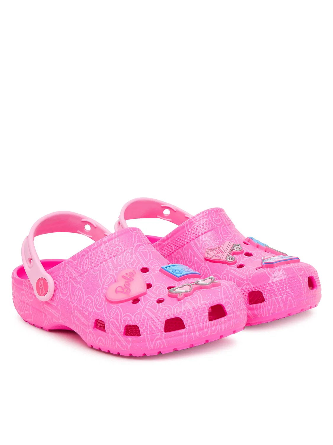 Сабо-мюли barbie classic clog для девочки Barbie Classic Clog Crocs, розовый — фото 2