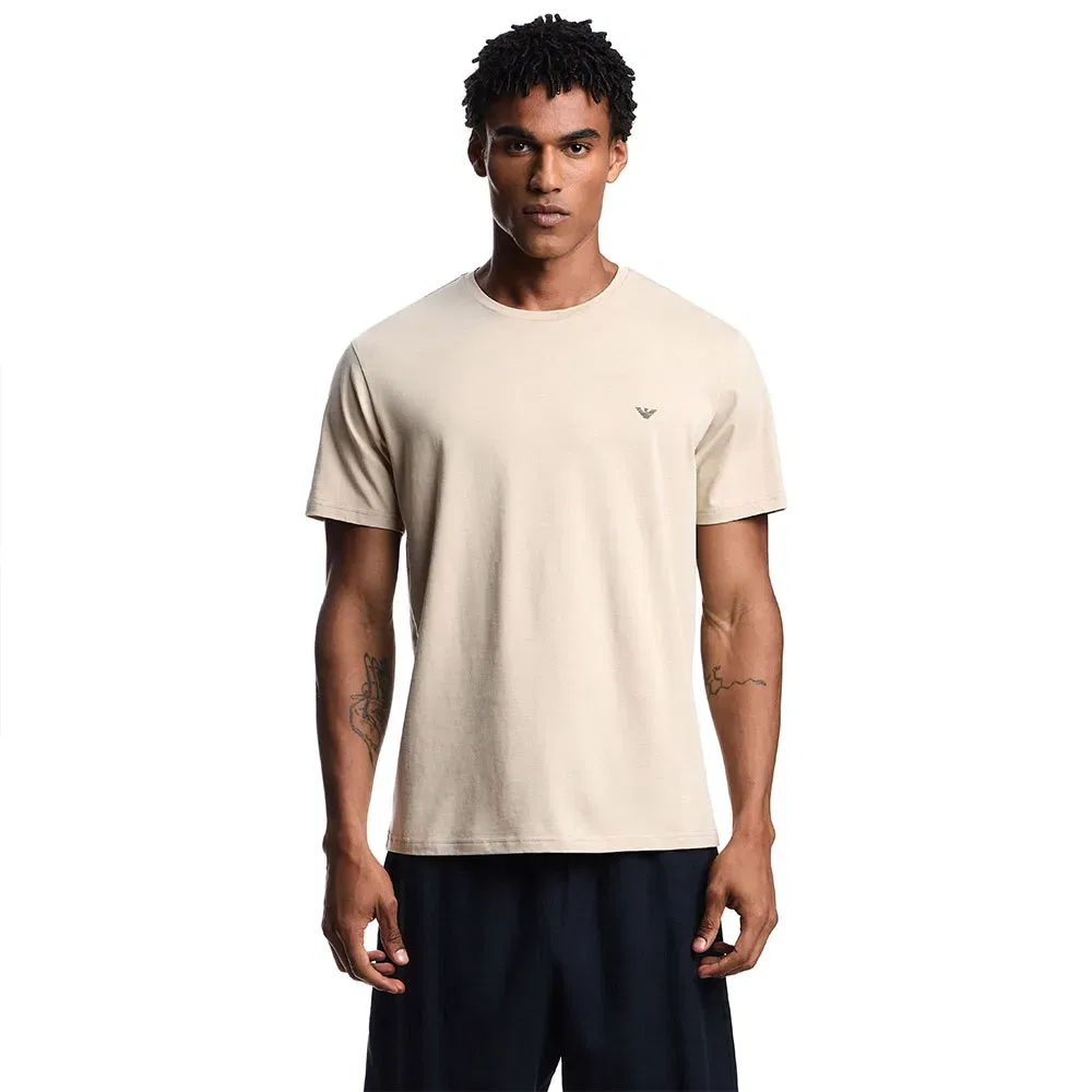 Футболка с коротким рукавом EM000574 Emporio Armani, бежевый