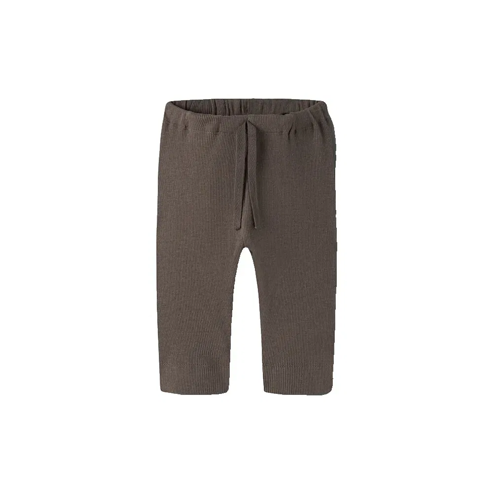 Детские брюки для девочек из рибаны Kab pants 2-Pack Name it, Grey — фото 3