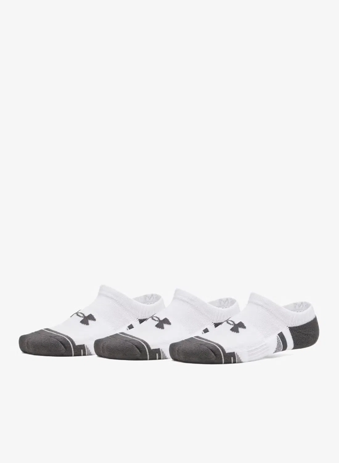 Носки низкие с технологией Performance Tech 3 пары Under Armour, белый — фото 3