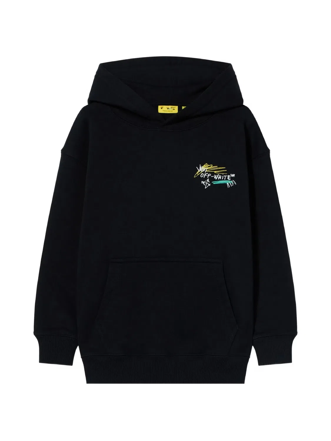 Худи Arrow Scribble черного цвета OFF-WHITE, черный