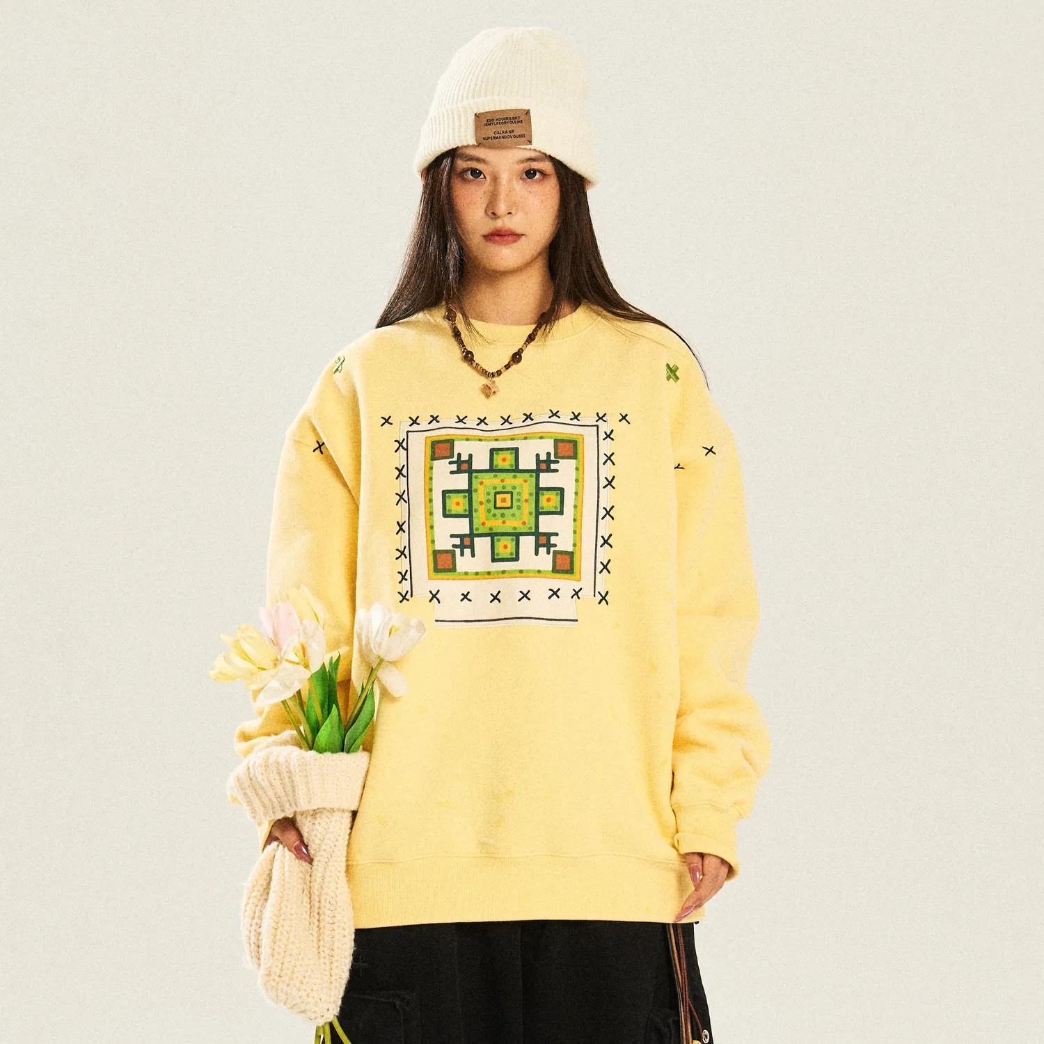 Детская толстовка унисекс Yellow Cream NSTNEW START, Yellow Cream — фото 4
