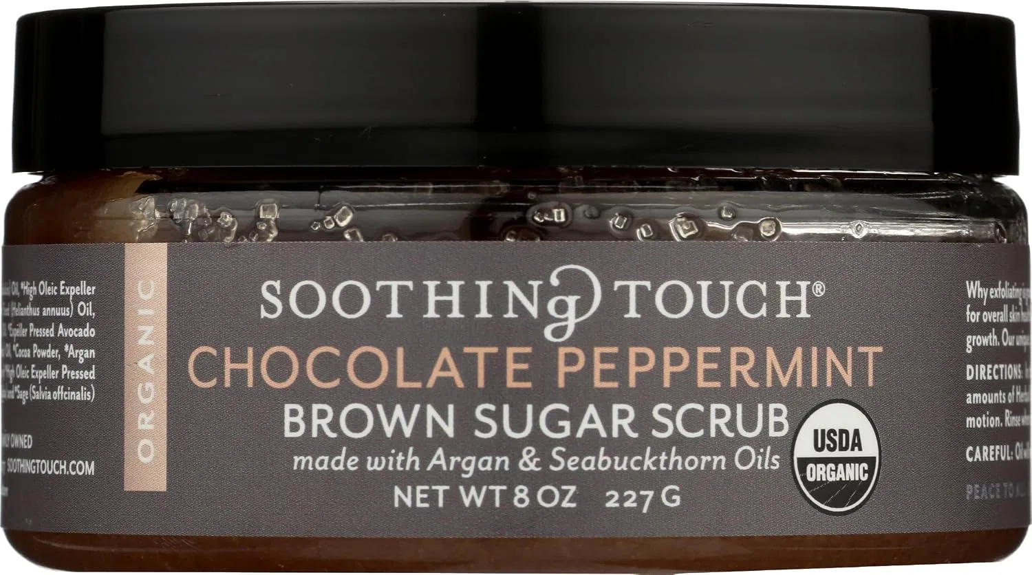 Скраб для тела с коричневым сахаром и шоколадом Soothing Touch, 236.59 мл