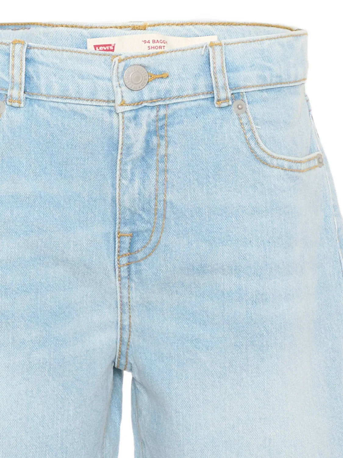 Широкие джинсовые шорты 1994 года Levi'S Kids, синий — фото 3