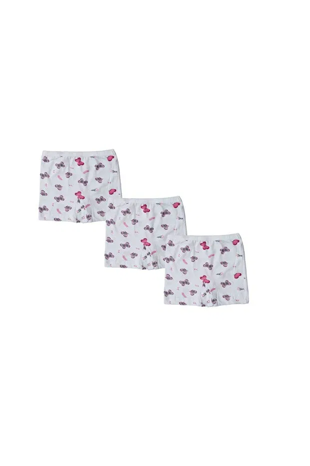 Детские боксеры для мальчиков с принтом Butterfly patterned Iwings, White