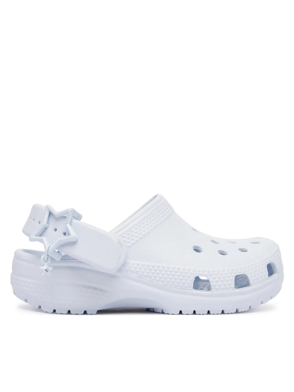 Шлепанцы для девочки Classic Star Buckle Clog Crocs, голубой