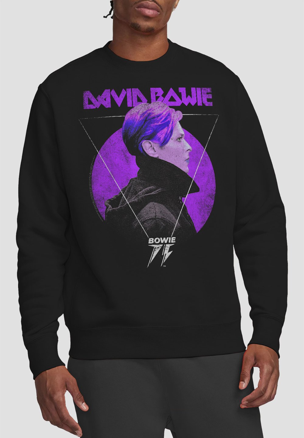 

Толстовка DAVID BOWIE SIDE PROFILE Cotton Soul, черный
