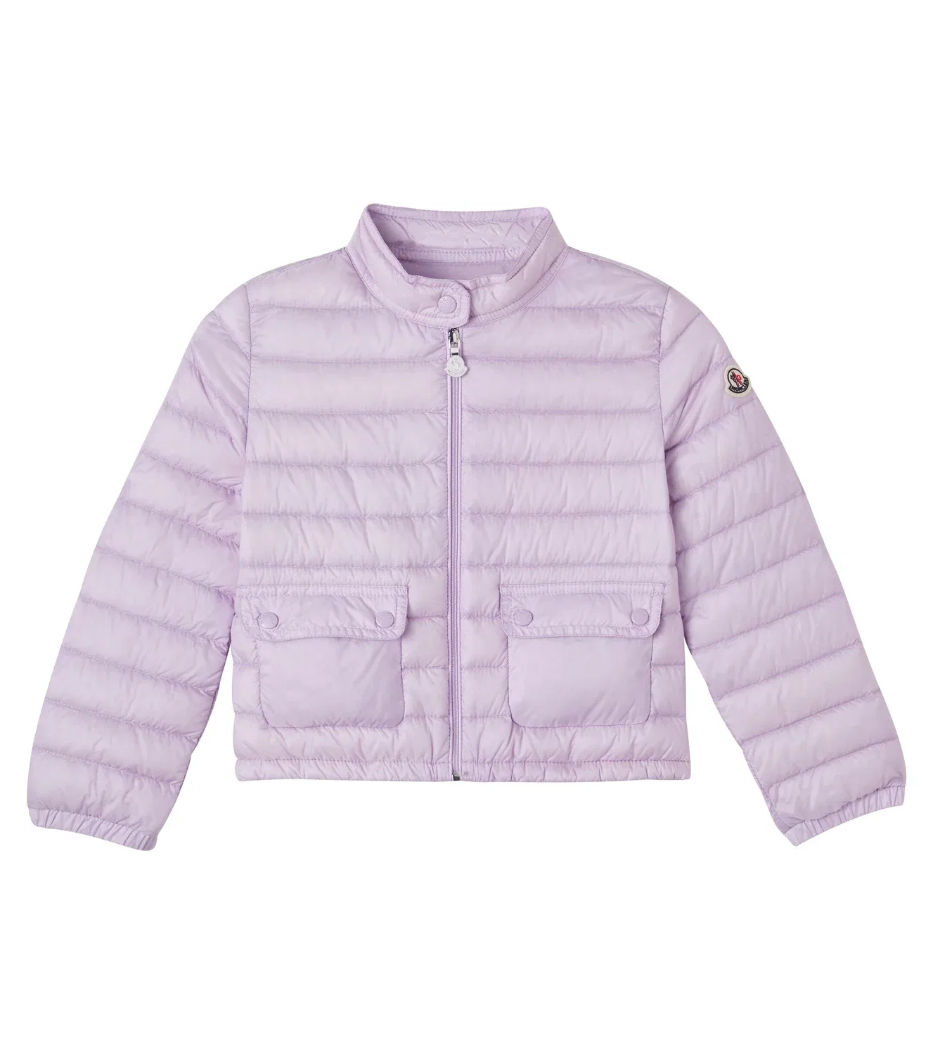 Стеганая пуховая куртка Lans Moncler Enfant, розовый