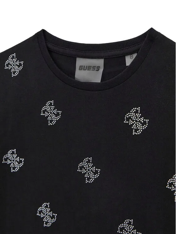 Футболка relaxed fit Guess, черный — фото 3