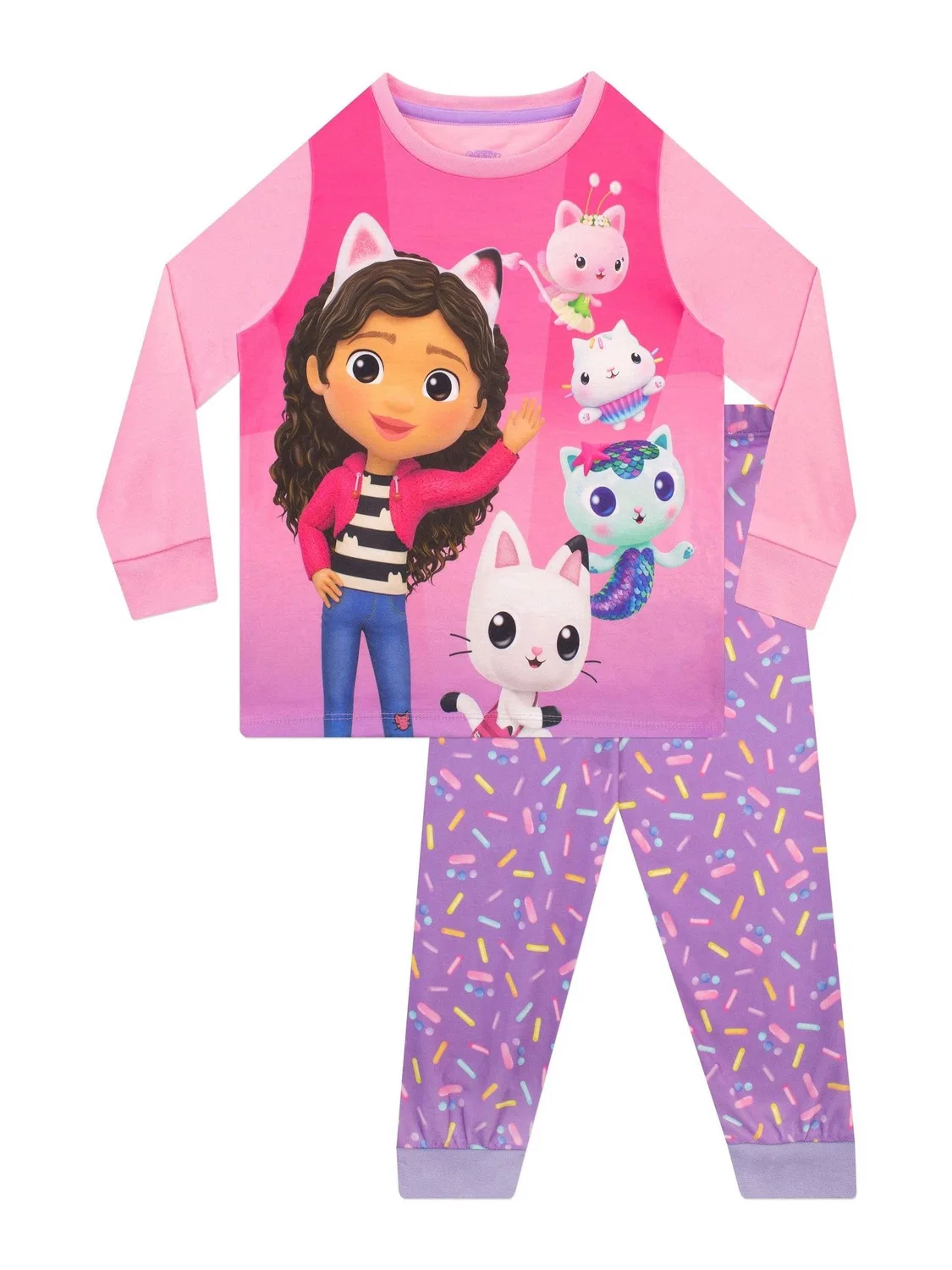 Пижама Character Pink Gabbys Dollhouse, розовая