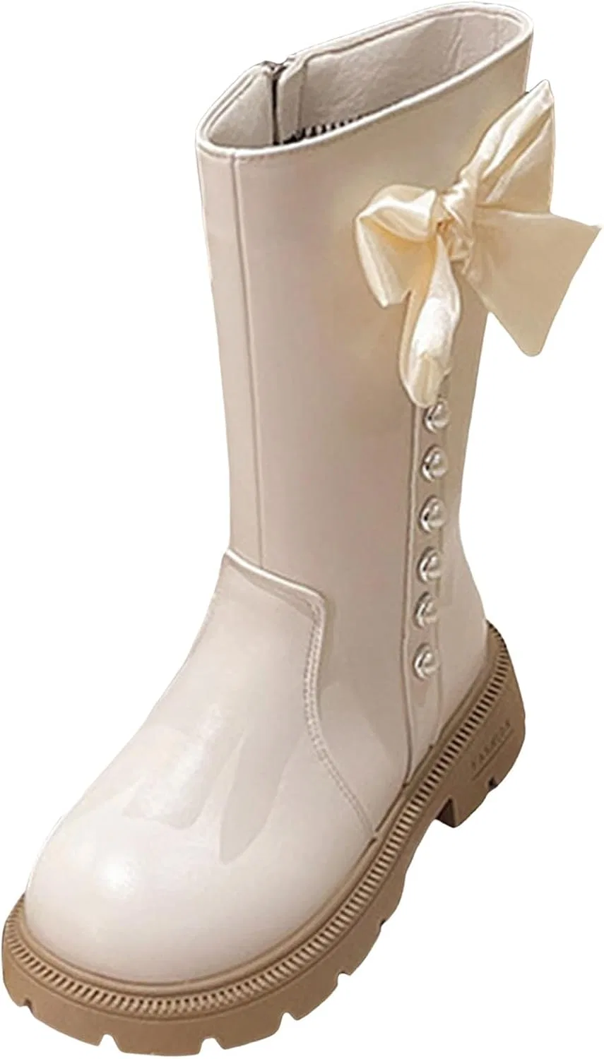 Детские сапоги для девочек с блестками, модель Cowgirl Boots Glitter, бренд, White