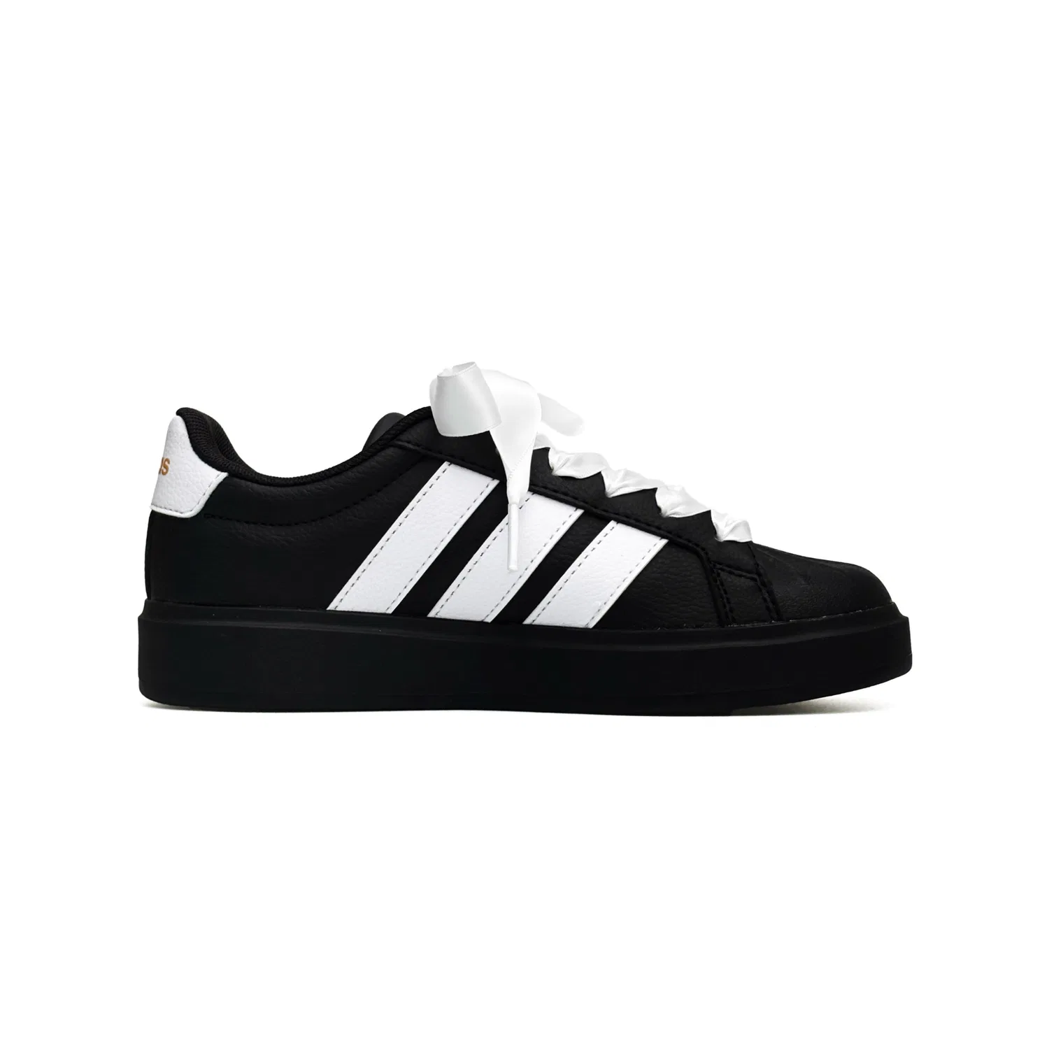Детские кеды для скейтбординга с принтом Adidas Street Talk, Black Pink — фото 4