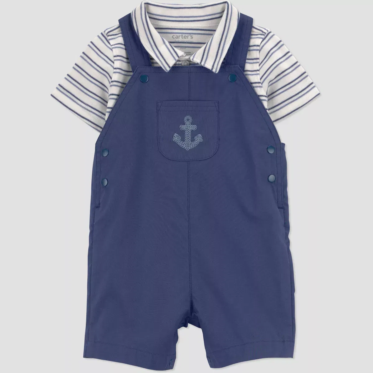 Детский комплект для мальчиков с полосками Carter's Just One You NEWBORN, Navy Blue