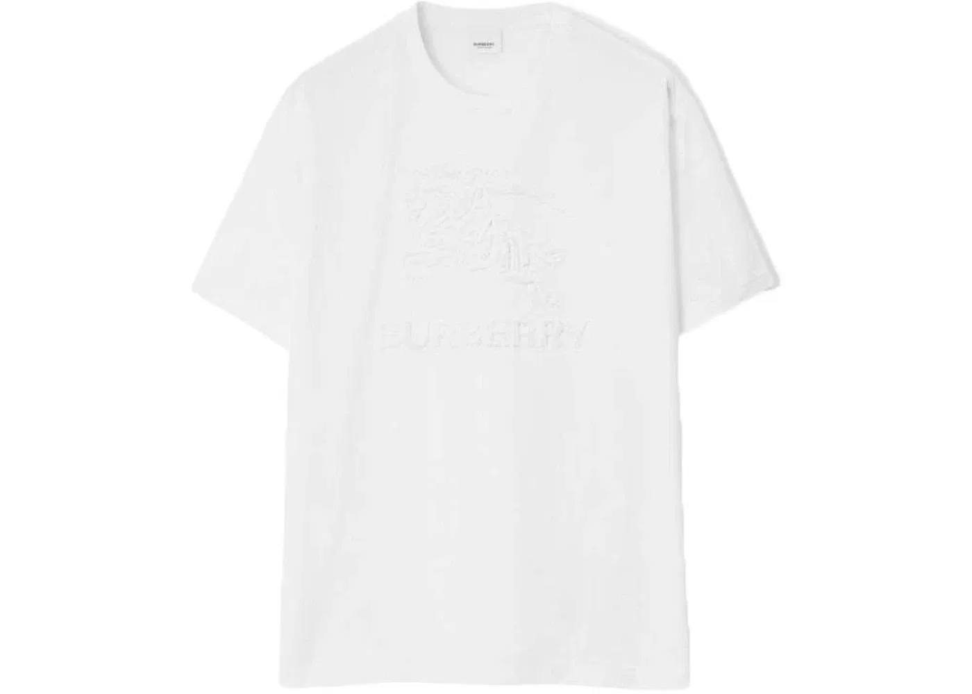 Мужская футболка хлопковая Burberry EKD Cotton T-shirt, White