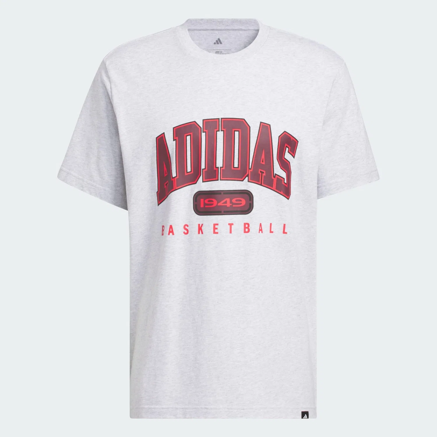 Мужская футболка с графикой Collegiate Grafik T-Shirt Adidas, Hellgrau — фото 2