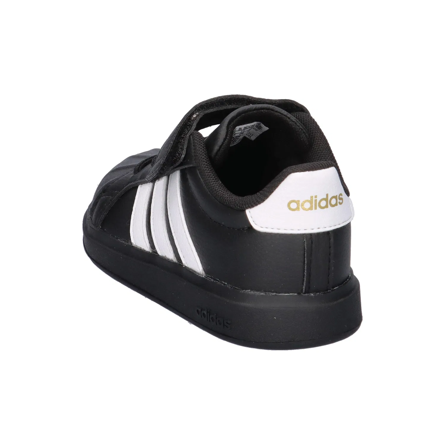 Детские кроссовки с липучками STREETTALK EL I Adidas, Schwarz Weiss Gold — фото 3