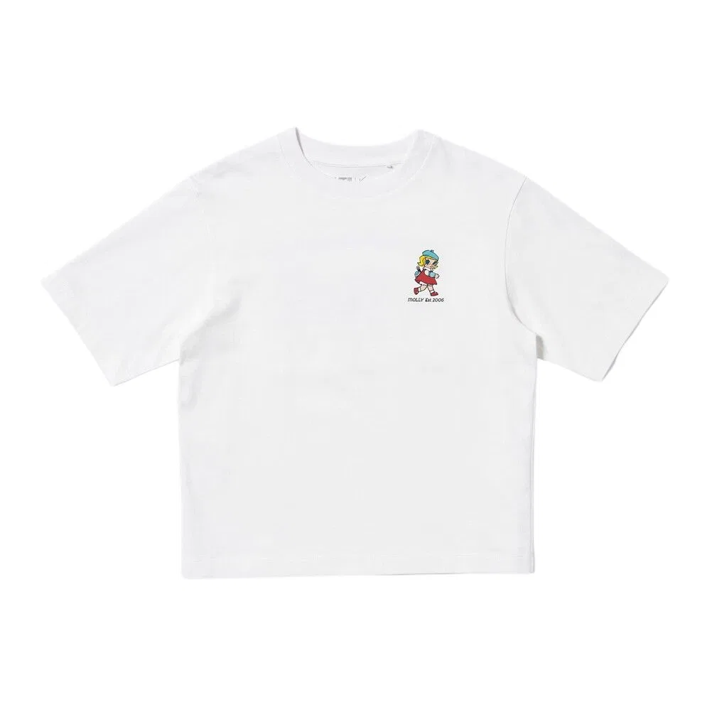Футболка для детей с принтом POP MART, UNIQLO, White