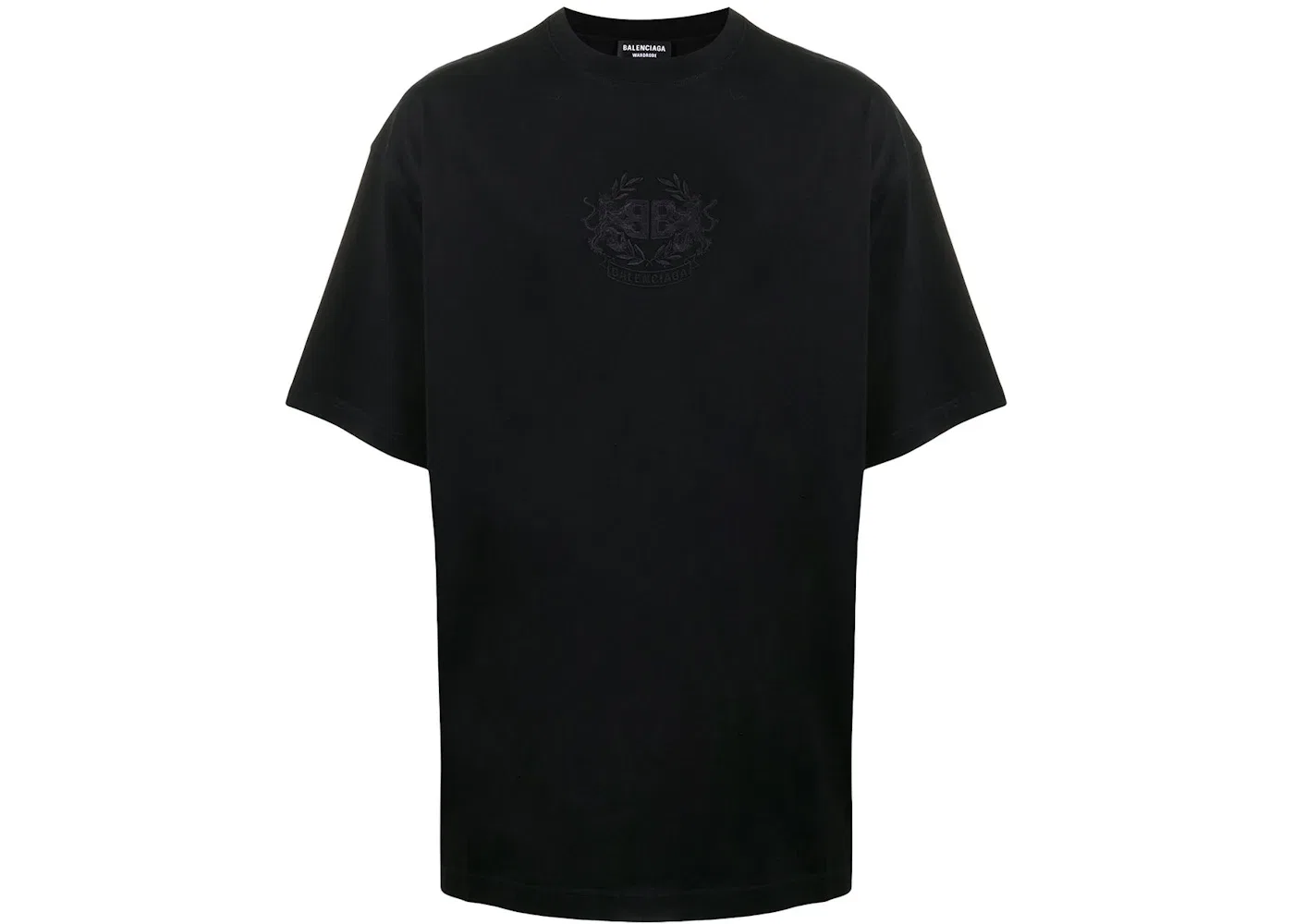 Мужская футболка с принтом Lion's Laurel Logo Balenciaga, Black
